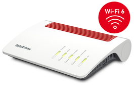 AVM Router 7590 AX 20002998 - Red on White