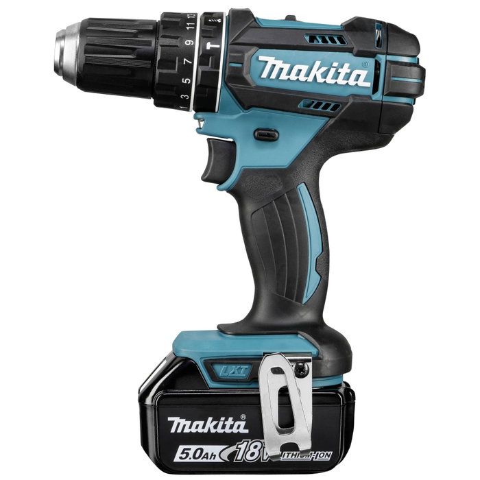 Makita DHP482RTJ Taladro de impacto 18V con 2 baterías de 5,0 Ah