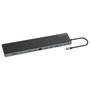 Conceptronic DONN32B Docking Station USB-C 14 en 1, Gris/Plata