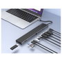Conceptronic DONN32B Docking Station USB-C 14 en 1, Gris/Plata