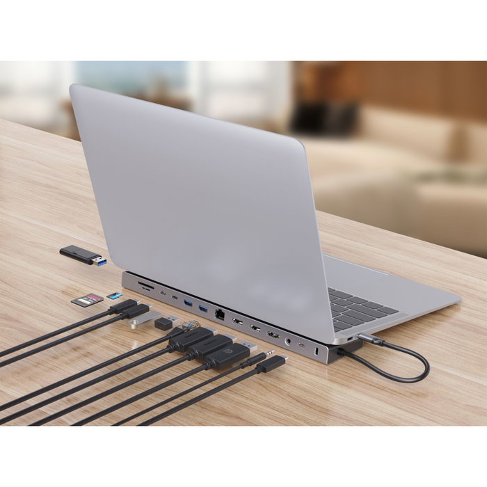 Conceptronic DONN32B Docking Station 14 en 1 USB-C Conceptronic DONN32B Docking Station 14 en 1 USB-C