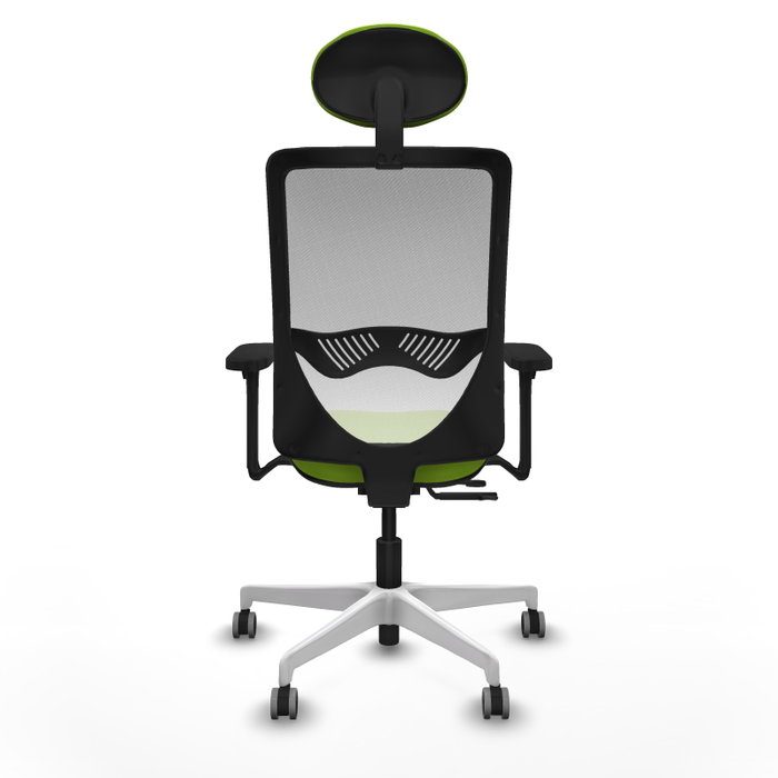 PIQUERAS Y CRESPO Silla de oficina Zulema Pistacho y Blanco PIQUERAS Y CRESPO Silla de oficina Zulema Pistacho y Blanco