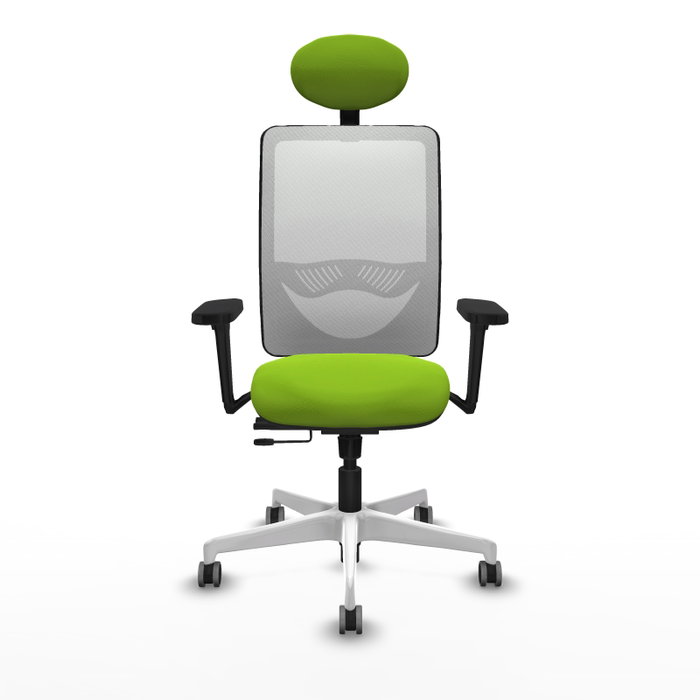 PIQUERAS Y CRESPO Silla de oficina Zulema Pistacho y Blanco PIQUERAS Y CRESPO Silla de oficina Zulema Pistacho y Blanco