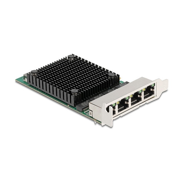DeLOCK 88601 Tarjeta de red 2,5 Gigabit LAN con 4 puertos RJ45 PCI Express x4 DeLOCK 88601 Tarjeta de red 2,5 Gigabit LAN con 4 puertos RJ45 PCI Express x4