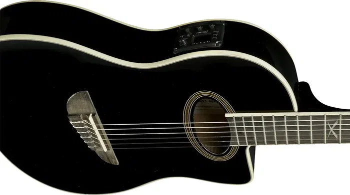 Eko Guitarra Nylon N100 Nxt A/E Cutaway Acústica Eléctrica Negra