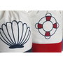 DKD Home Decor Sujetapuertas de Poliéster Surtido de 3 Unidades (Blanco, Azul, Rojo)