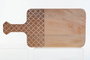 DKD Home Decor Tabla de Cortar de Haya Natural 20x42x1,5 cm