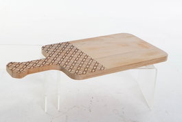 DKD Home Decor Tabla de Cortar de Haya Natural 20x42x1,5 cm