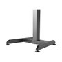 LogiLink Estación de trabajo sit-stand con motor único y bandeja para teclado, negro