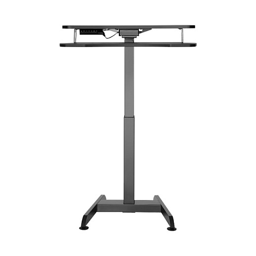 LogiLink Estación de trabajo sit-stand con motor único y bandeja para teclado, negro LogiLink Estación de trabajo sit-stand con motor único y bandeja para teclado, negro
