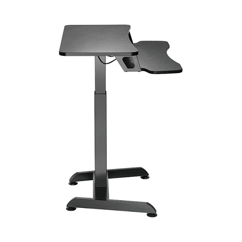 LogiLink Estación de trabajo sit-stand con motor único y bandeja para teclado, negro LogiLink Estación de trabajo sit-stand con motor único y bandeja para teclado, negro