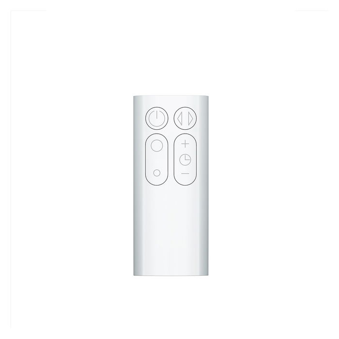 Dyson AM07 Ventilador sin Aspas de Pie para Habitaciones hasta 81 m³, Control Remoto, 10 Velocidades, Plata y Blanco