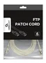 Gembird PP6-5M/W Cable de Red Patch Cord Cat6 F/UTP (FTP) RJ45 a RJ45 Macho 5 Metros Blanco