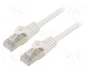 Gembird PP6-5M/W Cable de Red Cat6 F/UTP Blanco 5m