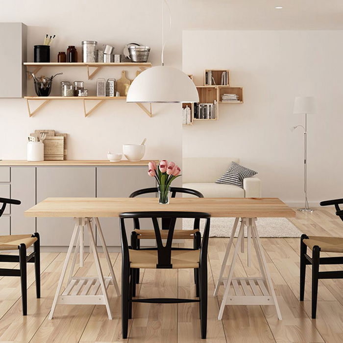 Astigarraga Cab005.58 Caballete Architec Pino Macizo Blanco Regulable 70-101 cm