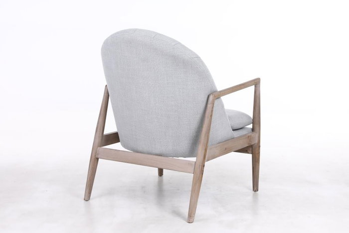 DKD Home Decor Butaca Moderno Gris Claro Natural 69 x 89 x 68 cm