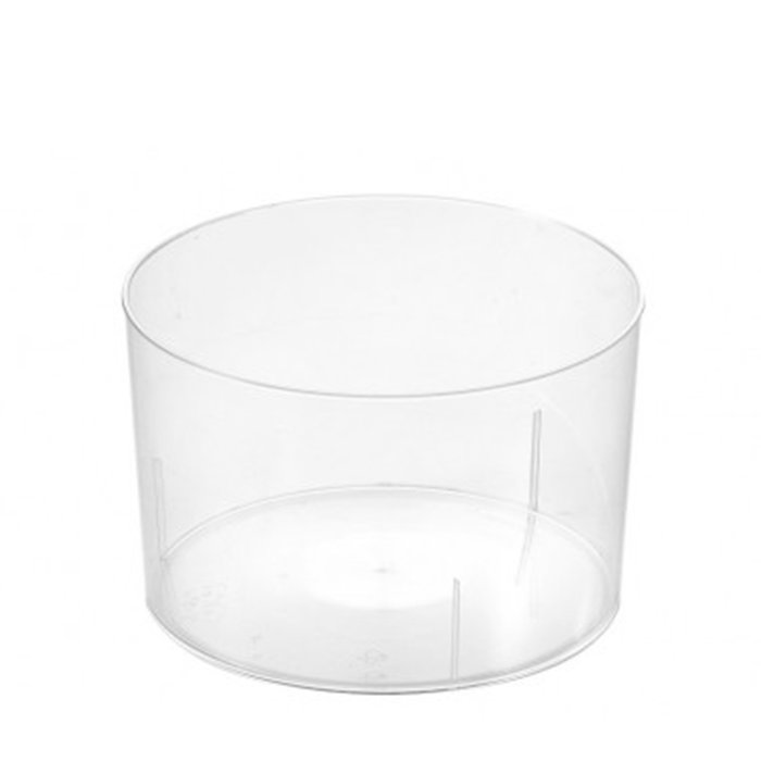 Effimer Vaso Zurito Desechable 25 cl de Poliestireno para Un Solo Uso, 8x6 cm, Modelo 300U
