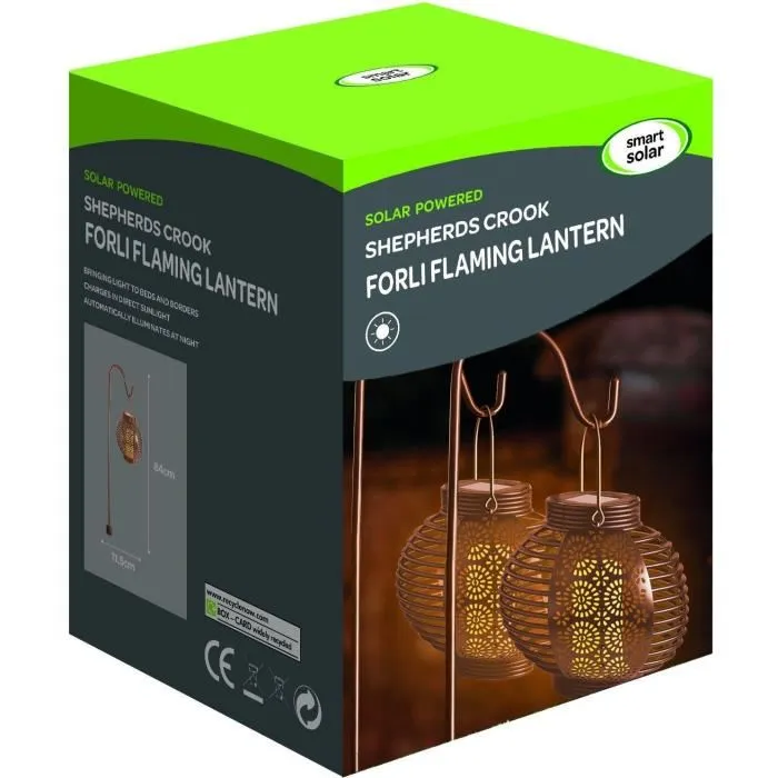 Smart Garden Farol Solar Forli Paquete de 2 - SMA5050642061674 Smart Garden Farol Solar Forli Paquete de 2 - SMA5050642061674