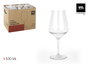 La Mediterranea Copa Vino 530 ml (Pack de 24 Unidades) de 9 x 21,5 x 6,5 cm