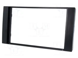 4CARMEDIA Bastidor de montaje de radio 2 DIN para Ford, negro