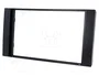 4CARMEDIA Bastidor de montaje de radio 2 DIN para Ford, negro