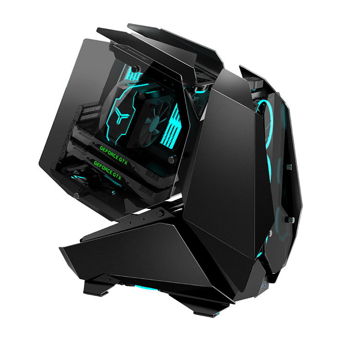 Jonsbo MOD5 Big-Tower Showcase, Vidrio Templado - schwarz Jonsbo MOD5 Big-Tower Showcase, Vidrio Templado - schwarz