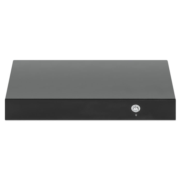Intellinet 514803 Switch de Red 8 Puertos 2.5G Ethernet RJ45 + 1 SFP+ 10G No Administrado (Unmanaged), Metal, Negro, 60 Gbps