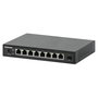 Intellinet 514803 Switch de Red 8 Puertos 2.5G Ethernet RJ45 + 1 SFP+ 10G No Administrado (Unmanaged), Metal, Negro, 60 Gbps