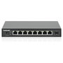 Intellinet 514803 Switch de Red 8 Puertos 2.5G Ethernet RJ45 + 1 SFP+ 10G No Administrado (Unmanaged), Metal, Negro, 60 Gbps