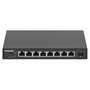 Intellinet 514803 Switch de Red 8 Puertos 2.5G Ethernet RJ45 + 1 SFP+ 10G No Administrado (Unmanaged), Metal, Negro, 60 Gbps