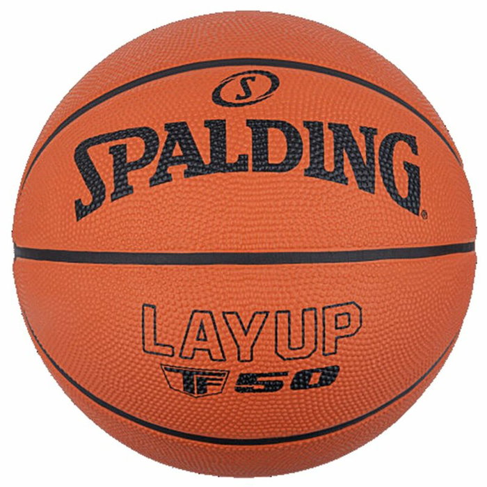 Balón de Baloncesto Spalding Layup TF-50 Multicolor 5 Caucho Balón de Baloncesto Spalding Layup TF-50 Multicolor 5 Caucho