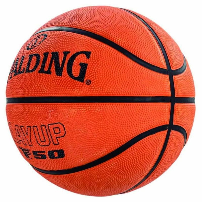Balón de Baloncesto Spalding Layup TF-50 Multicolor 5 Caucho Balón de Baloncesto Spalding Layup TF-50 Multicolor 5 Caucho