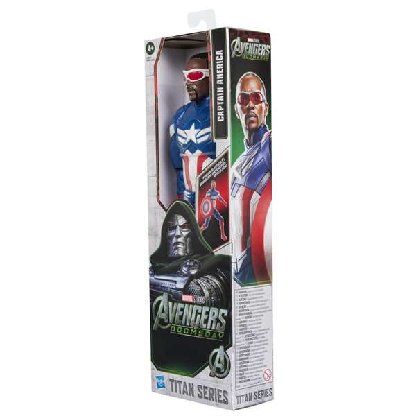 Hasbro Figura Articulada Capitán América Titan Avengers Movie 5 (30 cm) inevitable