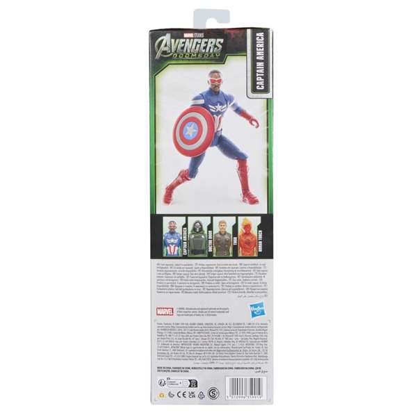Hasbro Figura Articulada Capitán América Titan Avengers Movie 5 (30 cm) inevitable