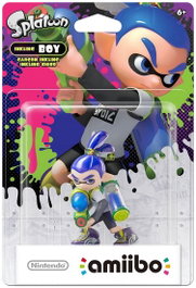 Nintendo Amiibo Splatoon: Inkling Boy Azul