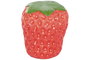 DKD Home Decor Mesita Auxiliar Magnesia Fresa Rojo