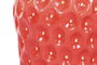 DKD Home Decor Mesita Auxiliar Magnesia Fresa Rojo