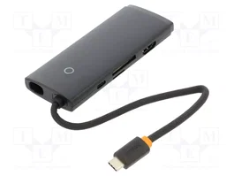 BASEUS Hub USB 6 puertos Gris