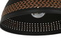 DKD Home Decor Lámpara de Techo de Metal y PU 39x39x22 cm Surtido de 2 Unidades
