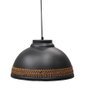DKD Home Decor Lámpara de Techo de Metal y PU 39x39x22 cm Surtido de 2 Unidades