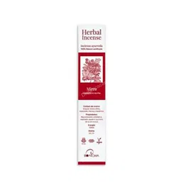BIOAROMA Incienso Mirra Ayurveda Ecológico 5 Packs x 12 Unidades - Aromaterapia Natural, Comercio Justo
