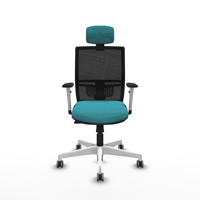 PIQUERAS Y CRESPO Silla de oficina Yunquera Turquesa y Negro PIQUERAS Y CRESPO Silla de oficina Yunquera Turquesa y Negro