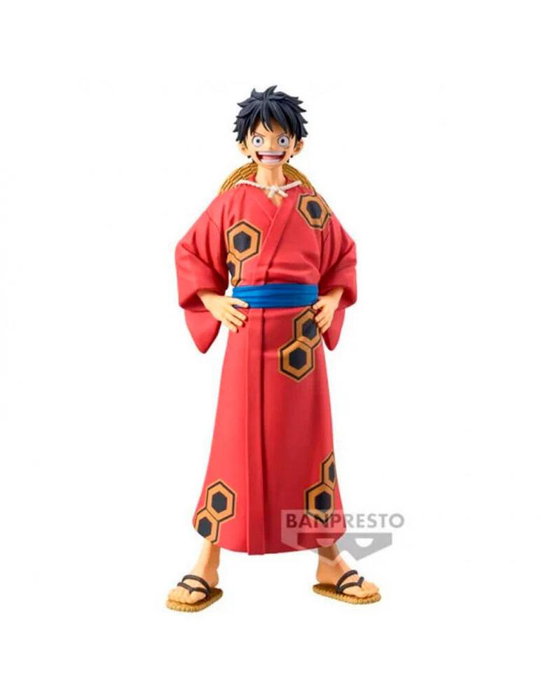Banpresto Figura Monkey D. Luffy Wanokuni Yukata The Grandline Series One Piece 16cm