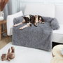 The Concept Factory Cama para Mascotas Mon Chat Mon Ch 85x85x15 cm, Color Gris, Poliéster