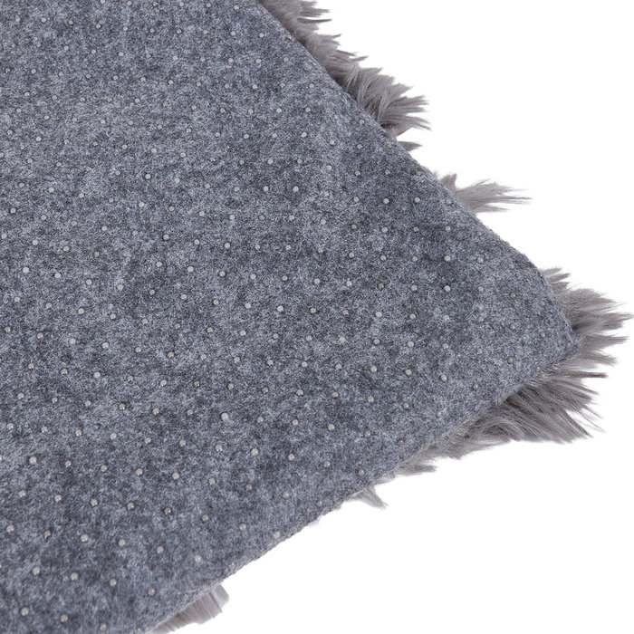 The Concept Factory Cama para Mascotas Mon Chat Mon Ch 85x85x15 cm, Color Gris, Poliéster