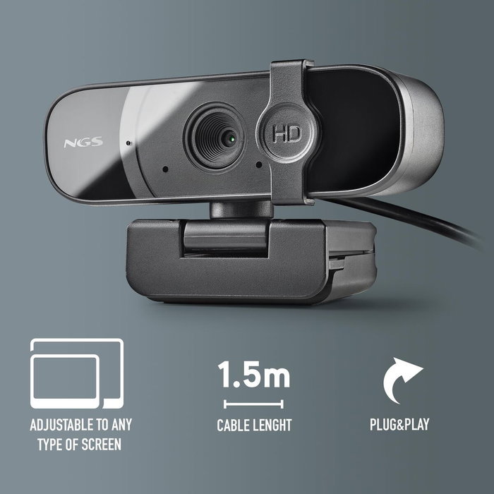 NGS XpressCam 1080HD Webcam Full HD Negro NGS XpressCam 1080HD Webcam Full HD Negro