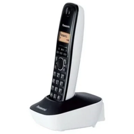 TELÉFONO INALÁMBRICO DECT PANASONIC KX-TG1611JTW BLANCO/NEGRO - IDENTIFICACIÓN LLAMADAS- AGENDA 50 ENTRADAS - PANTALLA LCD 3.17CM AMBAR