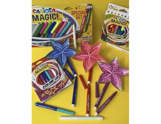 Carioca Rotuladores Magic Borrables Colores Surtidos Caja de 20 Unidades, Punta Gruesa Carioca Rotuladores Magic Borrables Colores Surtidos Caja de 20 Unidades, Punta Gruesa