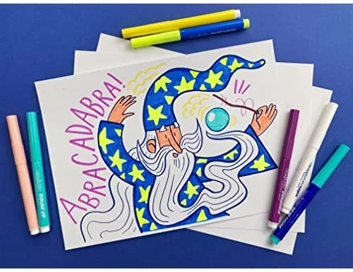 Carioca Rotuladores Magic Borrables Colores Surtidos Caja de 20 Unidades, Punta Gruesa Carioca Rotuladores Magic Borrables Colores Surtidos Caja de 20 Unidades, Punta Gruesa