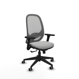 PIQUERAS Y CRESPO Silla de oficina Cilanco con mecanismo Sincro, Gris